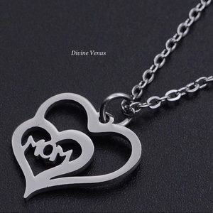 Mom Heart Necklace | Stainless Steel ♥️